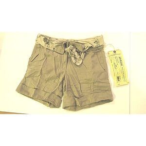 DA-NANG Womens Silk Cotton Cactus Cuffed Shorts New with Tags Size Xtra Small